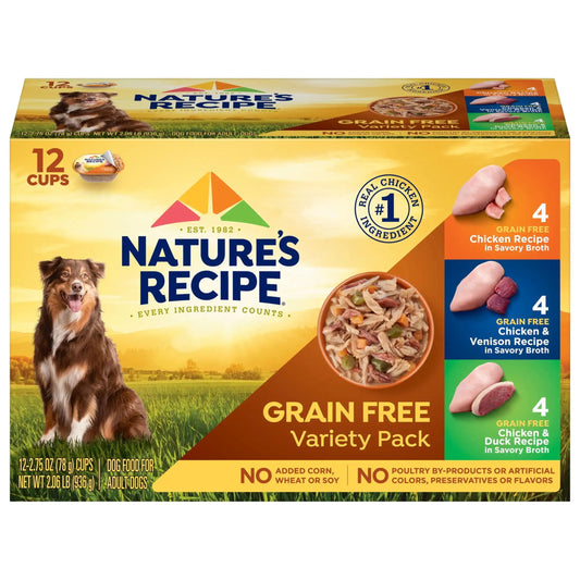 Nature's Recipe Dog Food Pack